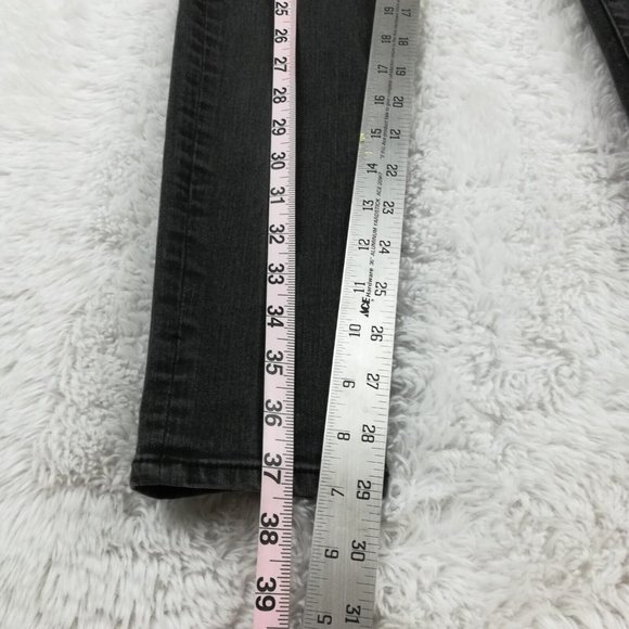 Kut from the Kloth Womens Jeans Skinny Mia Toothpick Denim‎ Black Wash Zipper 6 - Picture 5 of 13